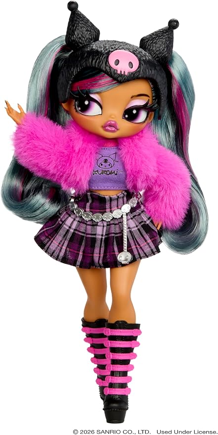 LOL Surprise OMG Loves Hello Kitty and Friends – Kuromi – Fashion Doll Inspired by Hello Kitty and Friends Character – Play & Display!