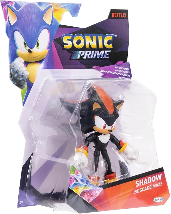 JAKKS Pacific Sonic Prime 5" Articulated Action Figure - Shadow Green Hill Zone