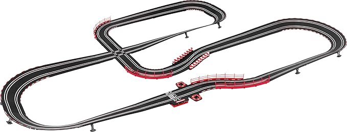 Carrera GO 62575 Ferrari Power Racing Electric Powered Slot Car Racing Kids Toy Race Track Set Includes 2 Hand Controllers and 2 Cars in 1:43 Scale