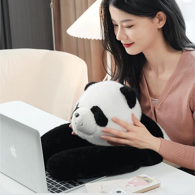 11.8 inch Panda Weighted Stuffed Animals, Weighted Panda Plush Animal, Cute Soft Plush Toy Pillow Hugging Plushie Gifts for Kids Adults