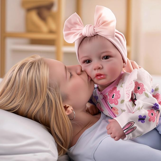 BABESIDE Reborn Baby Dolls - 20-inch Cute Soft Vinyl Realistic Baby Doll Real Life Baby Dolls with Complete Accessories Perfect for Cuddling, Playtime, and Gift Giving