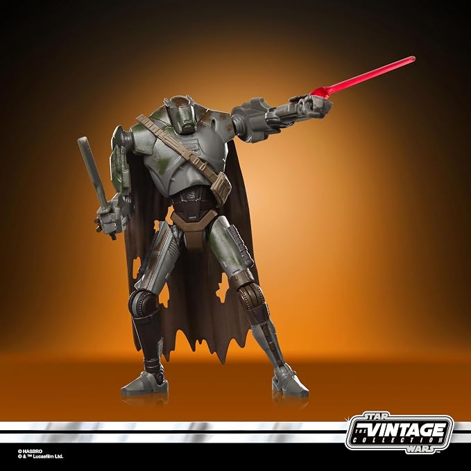 STAR WARS The Vintage Collection Mercenary Droid, The Mandalorian and Grogu Premium 3.75 Inch Collectible Action Figure