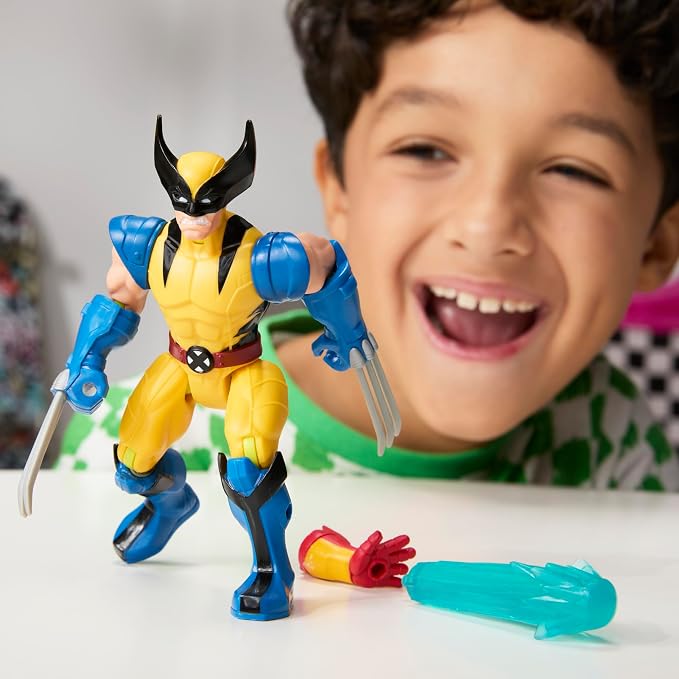 AVENGERS MixMashers Marvel Wolverine Custom Mix-and-Match Action Figure & Accessories, 5-Inch-Scale (12 cm) Super Hero Toys for Kids, Ages 4+