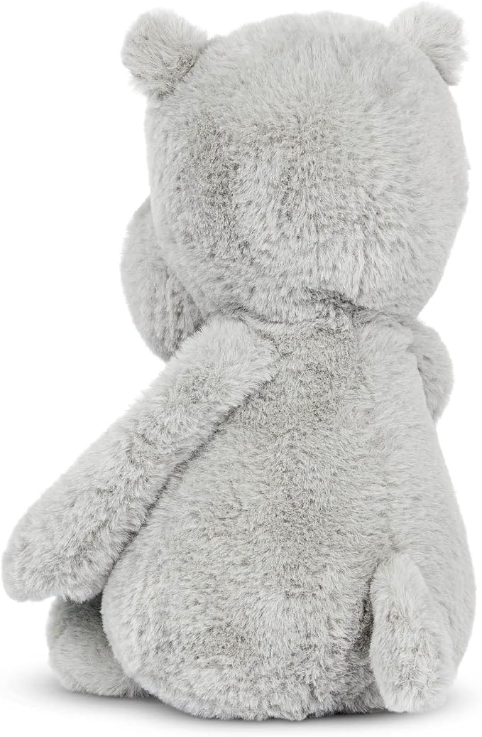 B. toys – Happy Hues – 12-Inch Plush Hippo – Stuffed Animal – Soft & Gray Hippopotamus Toy – Washable Toys for Baby, Toddler, Kids – Happy Hues – Gerry Grey Hippo – 0+ Months