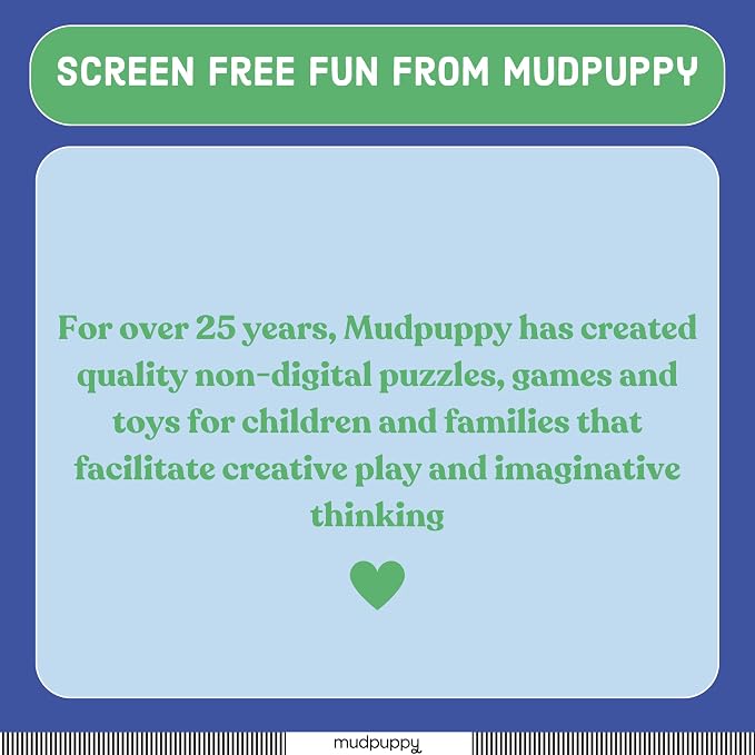 Mudpuppy Doggie Days — 64 Piece Search & Find Puzzle Jigsaw Puzzle Featuring A Variety of Dogs and Puppies and Over 40 Hidden Images to Find for Ages 4+