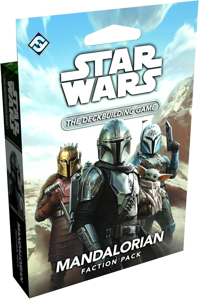 Asmodee Star Wars: The Deckbuilding Game: Mandalorian Faction Pack - Play as The Mandalorian, Bounty Hunters & Troopers, Strategy Game for Kids & Adults, Ages 12+, 2 Players, 30 Minute Playtime
