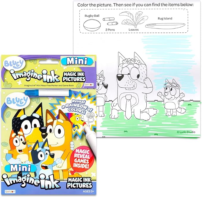 Disney Airplane Art and Craft Mess Free Activities for Toddlers, Kids - Coloring Activity Pages, Games, Puzzles Invisible Ink | Travel Essentials for Flying, Airport, Road Trip