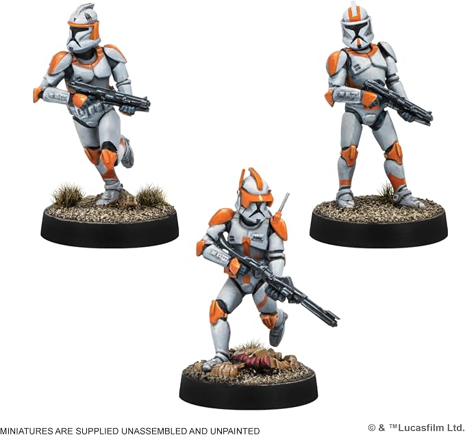 Atomic Mass Games Star Wars Legion Clone Commander Cody Expansion - Tabletop Miniatures Game, Strategy Game for Kids and Adults, Ages 14+, 2 Players, 90 Min Playtime, Made