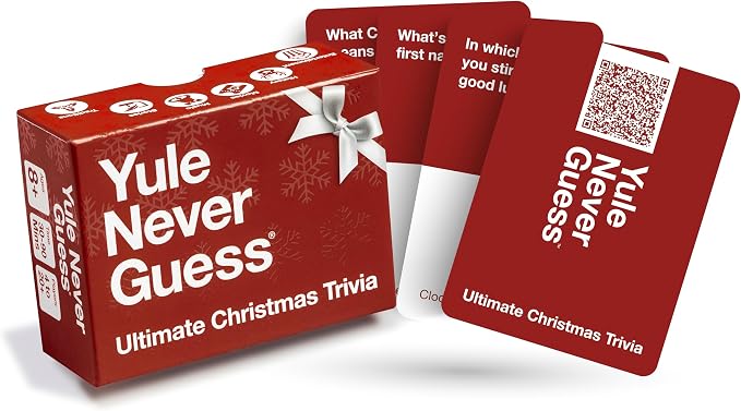 Christmas Trivia Game - Christmas Games for Family Party - Christmas Games - Christmas Family Games