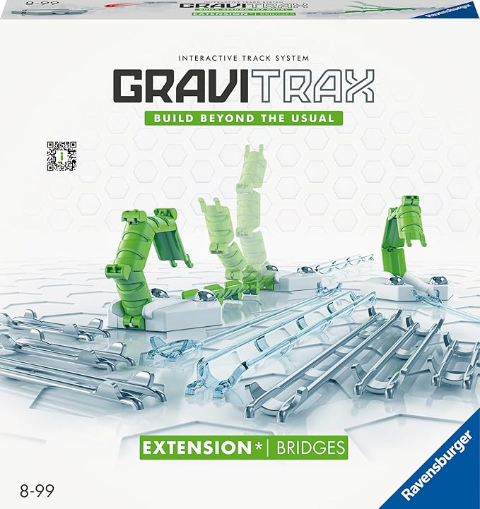 Ravensburger GraviTrax: Bridges Expansion Set | STEM Toy for Kids Ages 8 and Up | Compatible with All GraviTrax Systems | Ranked No.1 Marble Run System in The U.S