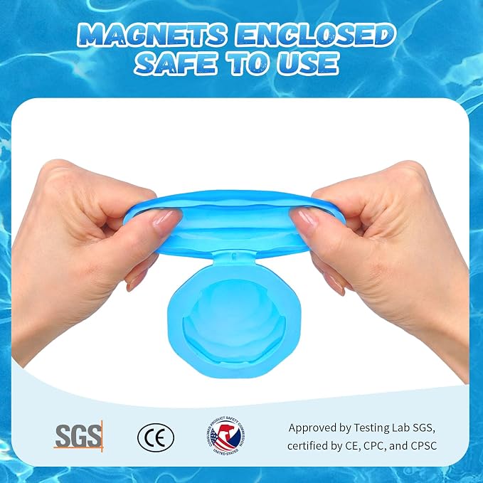 Reusable Water Balloons, Self-Sealing Refillable Magnetic Water Balls, Pool Beach Water Toys for Boys and Girls, Outdoor Summer Toys for Kids Ages 3+ (16 PCS)