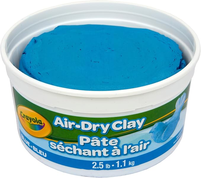 Crayola Air Dry Clay, 2.5lb Tub, Blue