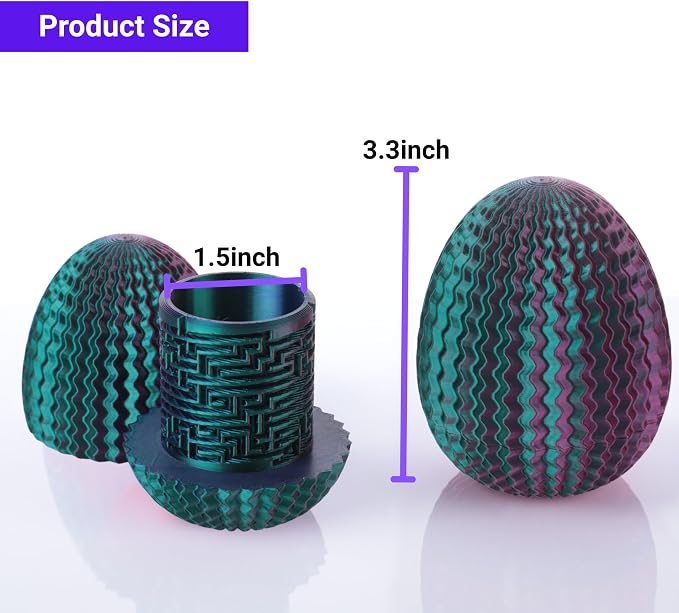 Maze Egg Money Puzzle Gift Box: Available in 4 Unique Internal Designs - Secret Cash Holder & Surprise Gift Container for Easter, Birthday, Wedding - Fun Brain Teaser Toy for Kids & Adults