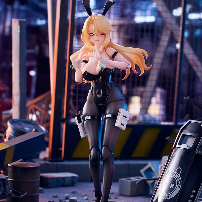 Pipigirl Snail Shell 1/12 Scale Plastic Model Action Figures Kits, Rabbit Reaction Force Elena, Anime Collectible Action Figures