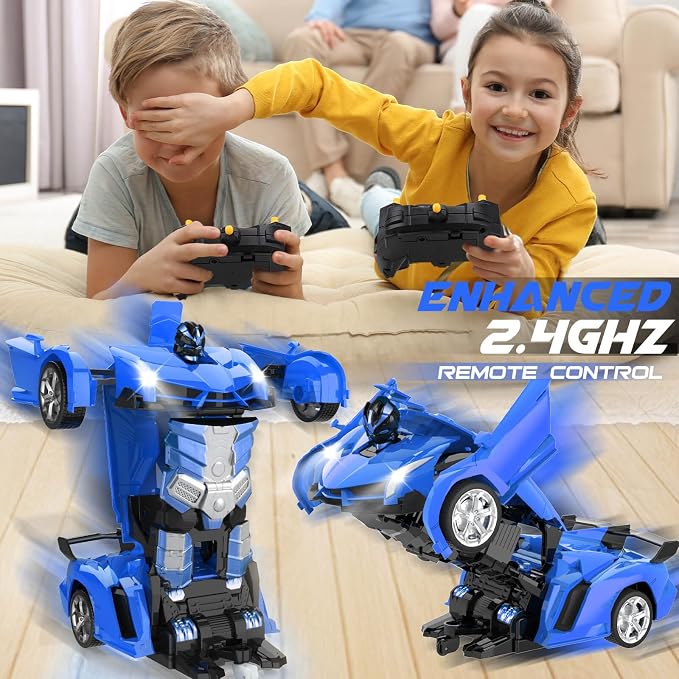 Dolanus Remote Control Car - Transform Robot RC Cars, Toys for Ages 5-7, Kids Toys, 4 Year Old Boy Toy, Toy for 3 4 5 6 7 8 10 12 Years Old Boy, Gifts for Boys Kids Toddlers Birthday