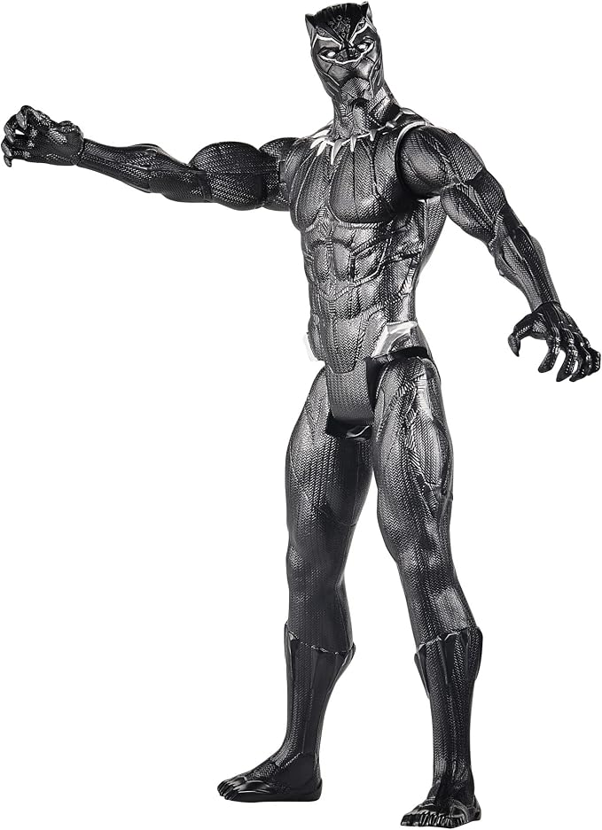 Marvel Avengers Titan Hero Series Black Panther Action Figure, 12-Inch Toy, Inspired By Marvel Universe, for Kids Ages 4 and Up