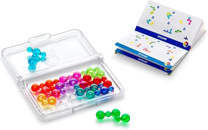 SmartGames IQ Bubbles | Boost Logic and Problem Solving Skills | 120 Challenges from Easy to Expert | Great for Ages 7 - Adult | A Fun Travel Game in a Portable Case