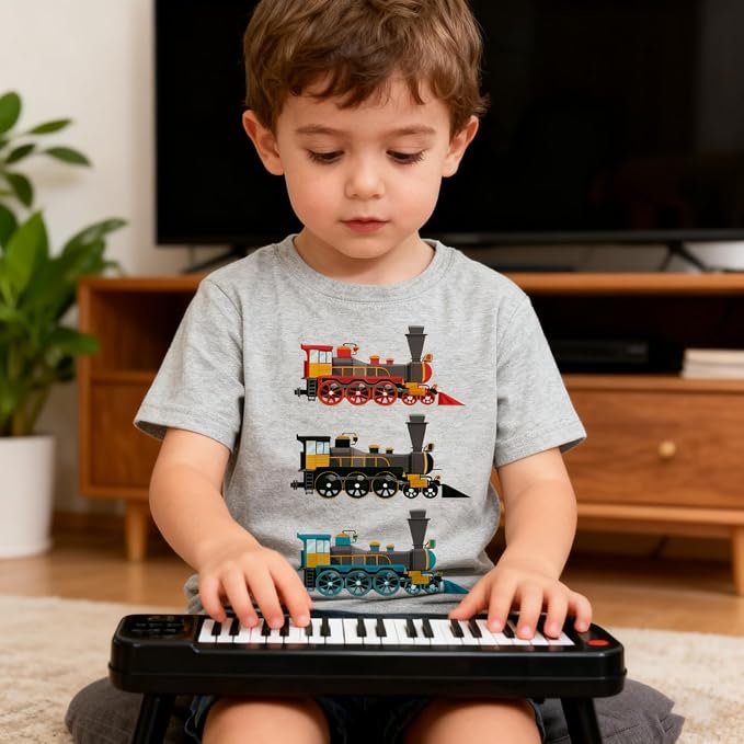 Todder Boys Shirt Kids Trains Bug Retro Nature Cool Tees Tops 2-7 Years