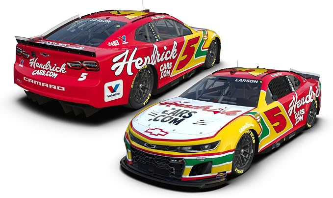 Hendrick Motorsports Amazon Exclusive - 1:64 Diecast Replica - Candy Finish - Kyle Larson #5 Throwback
