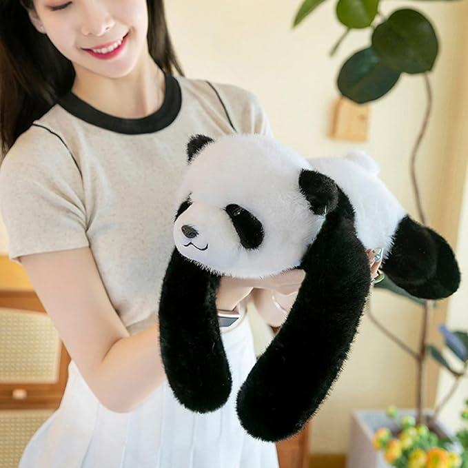 11.8 inch Panda Weighted Stuffed Animals, Weighted Panda Plush Animal, Cute Soft Plush Toy Pillow Hugging Plushie Gifts for Kids Adults