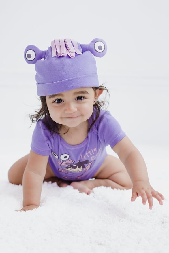 Disney Cosplay Baby Bodysuit and Hat Set Newborn to Infant Sizes (Newborn - 24 Months)