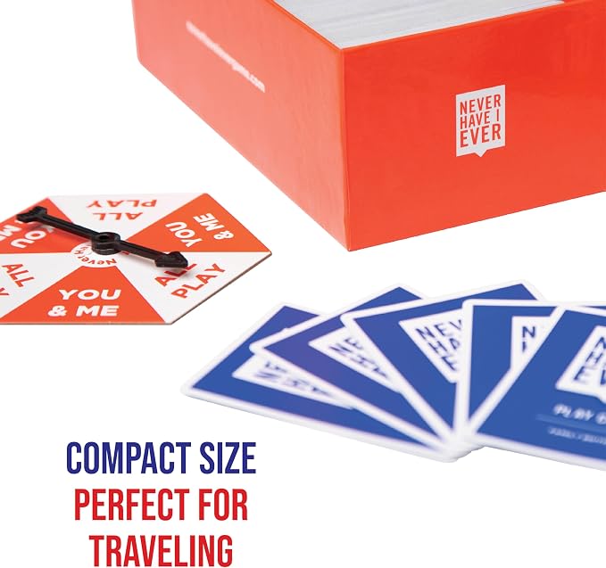 Never Have I Ever | Hilarious Family Card Game with Fun Questions & Crazy Stories | Perfect for Kids, Teens & Adults | Great for Game Nights & Parties | Includes “I Have” & “I Have Never” Paddles!