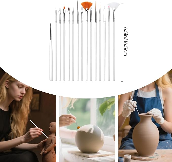 NYTGAH 42 PCS Air Dry Clay Tools, Practical Polymer Clay Sculpting Tools Kit for Adults, Pottery Clay Kit for Dotting, Carving, Drawing, Molding, Modeling, Shaping