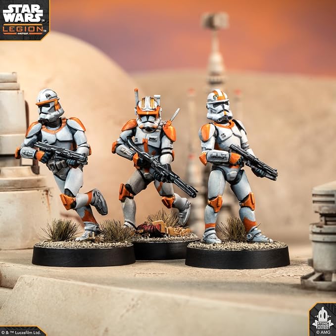 Atomic Mass Games Star Wars Legion Clone Commander Cody Expansion - Tabletop Miniatures Game, Strategy Game for Kids and Adults, Ages 14+, 2 Players, 90 Min Playtime, Made