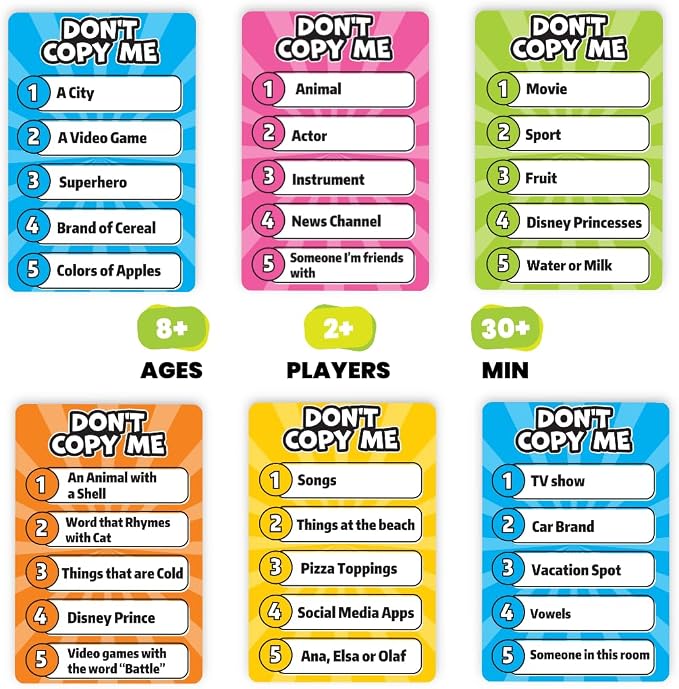 Viral Studios Don't Copy Me | The Party Card Game Where Matching Gets You Eliminated – Fast-Paced Game for Friends, Families, & Game Nights, All Ages
