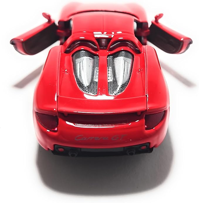 KiNSMART - Porsche Carrera GT Red 5" 1:36 Scale Die Cast Metal Model Toy Super Sports Car