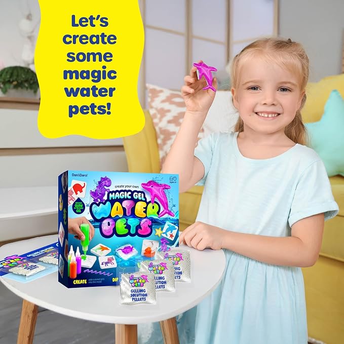 Aqua Fairy Water Pets Solution Refill - 3 Pack Magic Elf Toy Powder Kit - Optimized Solution for DIY Squishy Maker Set - Make Your Own Squishes Toys Craft - Compatible with Most Water Gel Kits