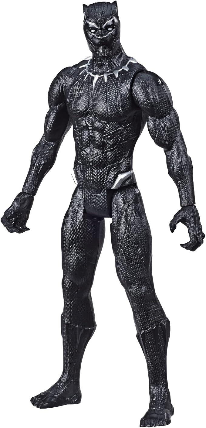 Marvel Avengers Titan Hero Series Black Panther Action Figure, 12-Inch Toy, Inspired By Marvel Universe, for Kids Ages 4 and Up