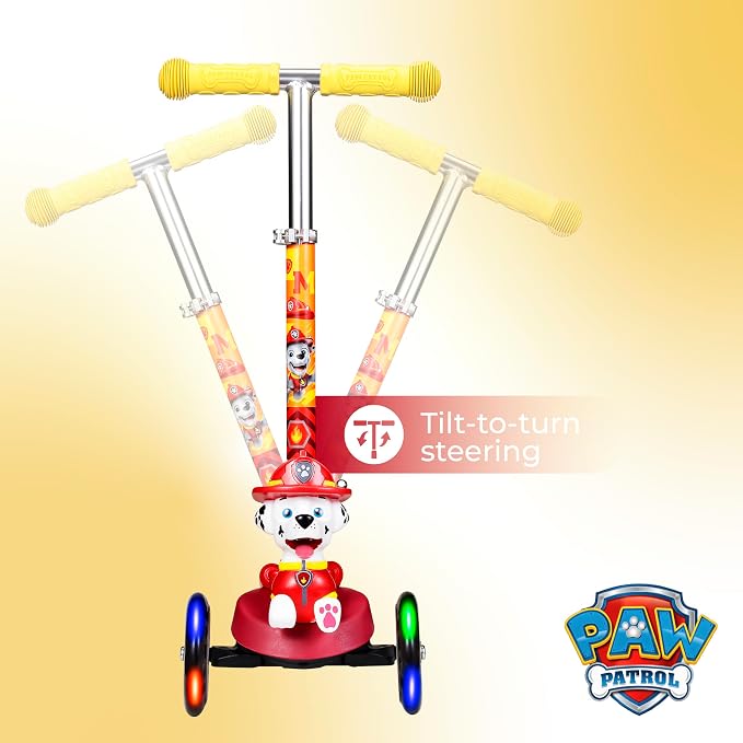 Kick Scooter for Kids, 3 Wheel Self Balancing, Light Up LED Wheels