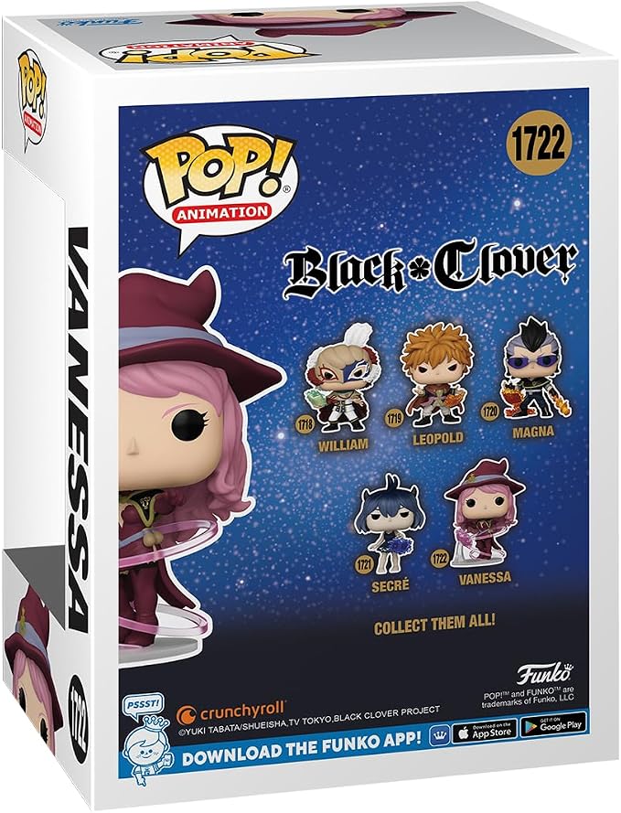 Funko POP! Animation: Black Clover - Vanessa Enoteca - Collectable Vinyl Figure - Gift Idea - Official Merchandise - for Kids & Adults - Anime Fans - Model Figure for Collectors and Display