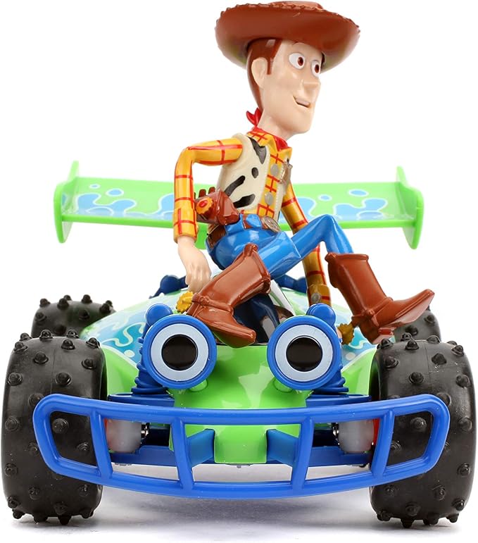 Jada Disney Pixar Toy Story 4 Turbo Buggy W/Woody Radio Control Vehicle, 2.4 Ghz, 1: 24