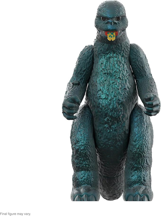 Super7 ULTIMATES! Toho Shogun Godzilla (Green Metallic Hawaii) - 8" Toho Godzilla Action Figure with Accessory Classic Monster Movie Collectibles
