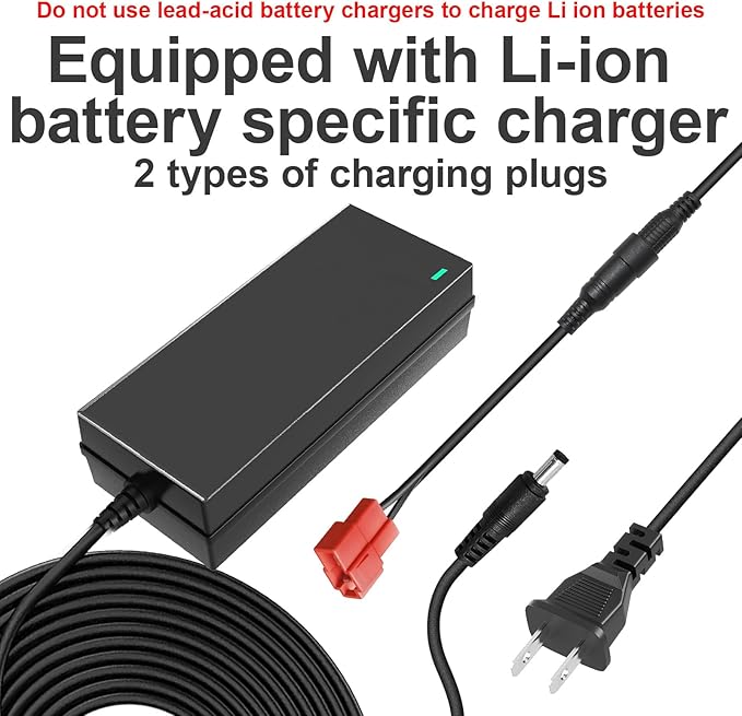 24V 8Ah Li-ion Rechargeable Battery, Replacement Battery Compatible with Best Ride on Cars Thunder UTV Kids Ride-On Car