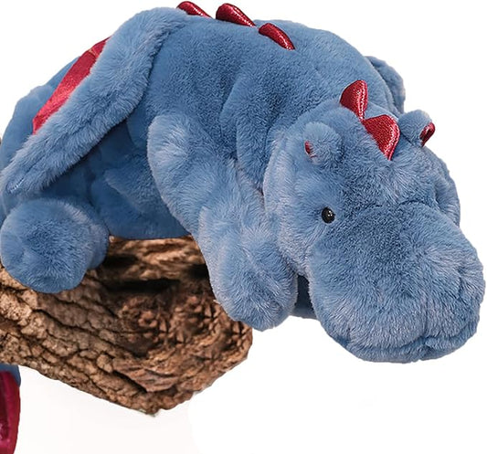YOUBLEK 40In 2Lb Weighted Stuffed Animals,Cute Plush Dragon,Weighted Stuff Dinosaur Toy for Kids Adult Gift or Decoration (2lb, Blue)