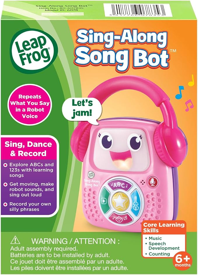 LeapFrog Sing-Along Song Bot, Pink