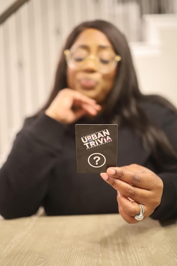 Urban Trivia - Black Card Game for The Culture! Fun Trivia on Black TV, Movies, Music, Sports, & Growing Up Black! Great for Adult Game Nights and Family Gatherings.