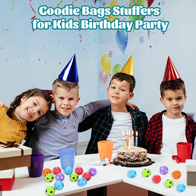 SCIONE 36 Pack Soccer Party Favors for Kids 4-8 8-12 Soccer Balls Fidget Spinner Goodie Bag Stuffers Treasure Box Toys for Classroom Prizes Return Gifts for Kids Birthday Party Favors