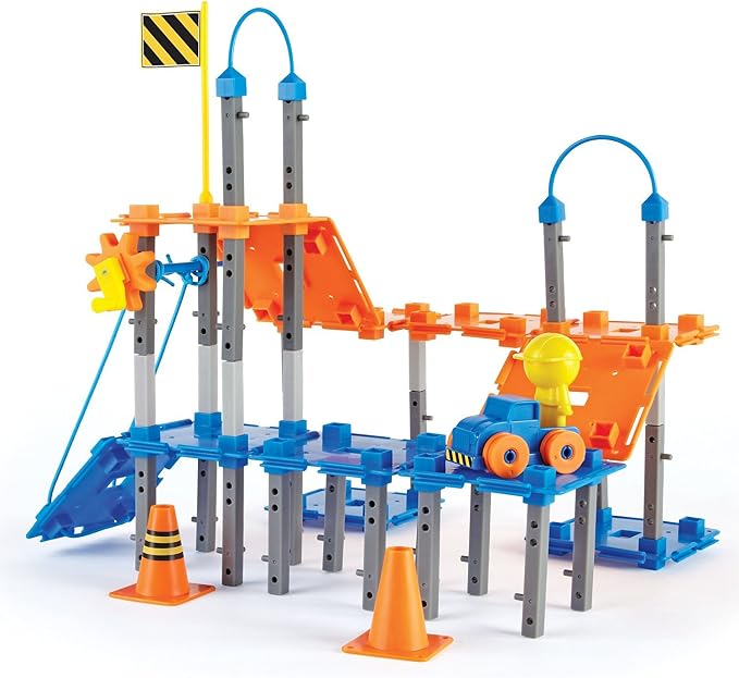 Learning Resources City Engineering & Design Building Set - Preschool Building Toys, STEM Toys for 5 Year Old, Kids Engineering Kit, STEM Gifts for Kids