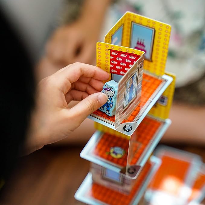 HABA Rhino Hero Game - Card Games for Kids, Ideal for Ages 5 & up - The Heroic Rhino Hero Stacking Card Game Adventure - Triple Award Winner