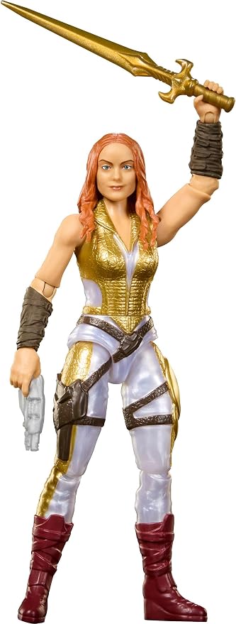 Masters of the Universe 2026 Movie Teela 5.5 Inch Action Figure Toy, Content Accurate 14 Movable Joints & Sword, Heroic Warrior Goddess