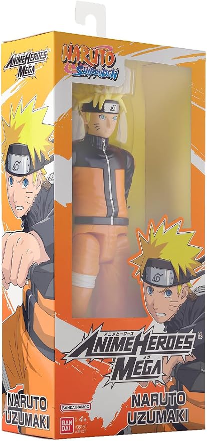 ANIME HEROES MEGA - Naruto - Naruto Uzumaki 12" Action Figure