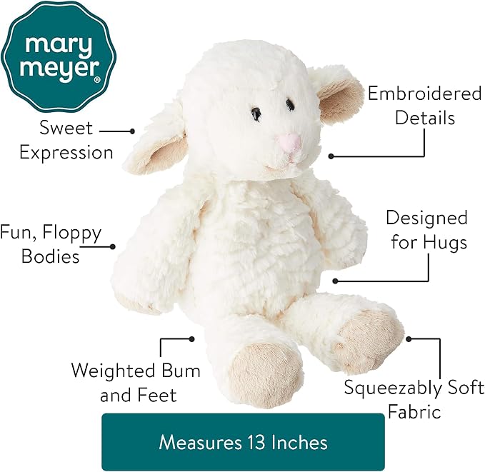 Mary Meyer Marshmallow Zoo Lamb Soft Toy, 13-Inch