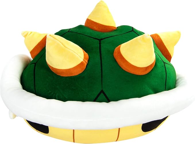 Club Mocchi-Mocchi Bowser Shell Plush - Super Mario Officially Licensed Squishy Collectible Plush Pillow - Gamer Room Decor - 15 Inch - Ages 3+