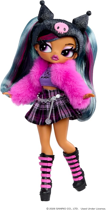 LOL Surprise OMG Loves Hello Kitty and Friends – Kuromi – Fashion Doll Inspired by Hello Kitty and Friends Character – Play & Display!