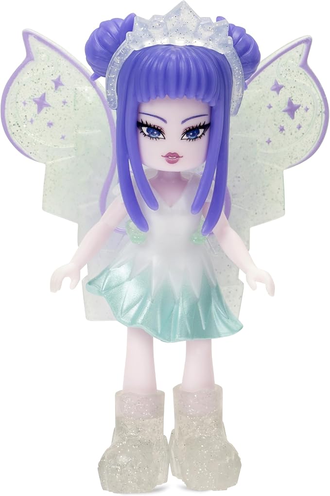 Royale High 3” Ice Fairy Fashion Doll - 1 Figure with 9 Fashion Accessories - Virtual Item Code Included - Series 2 - Ages 5+