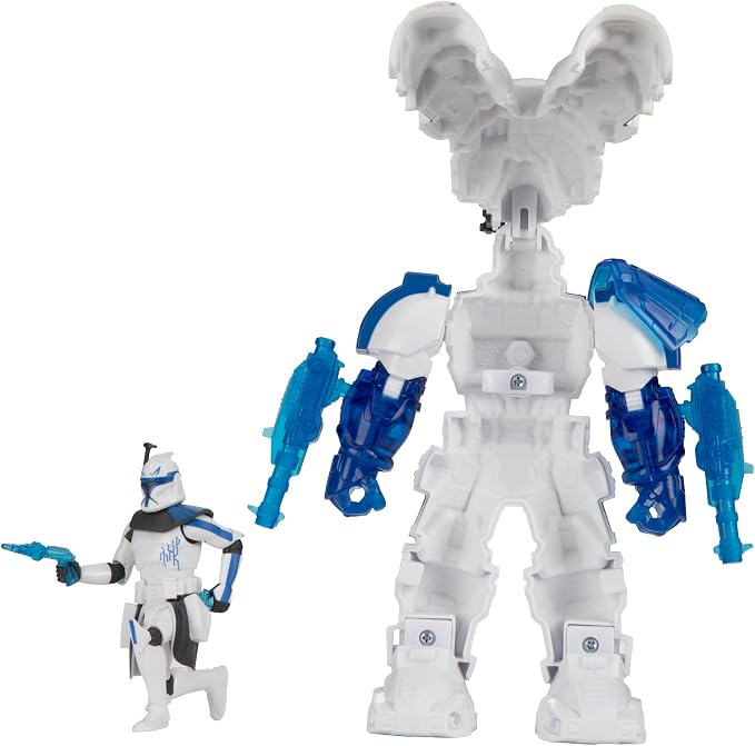 STAR WARS Epic World of Action Clone Captain Rex Mech Force Suit, 6.5-Inch Mech Suit & 4-Inch Action Figure, Toys for Boys & Girls Ages 4+ (Amazon Exclusive)